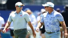 Golfers Ryan Fox and Adam Scott